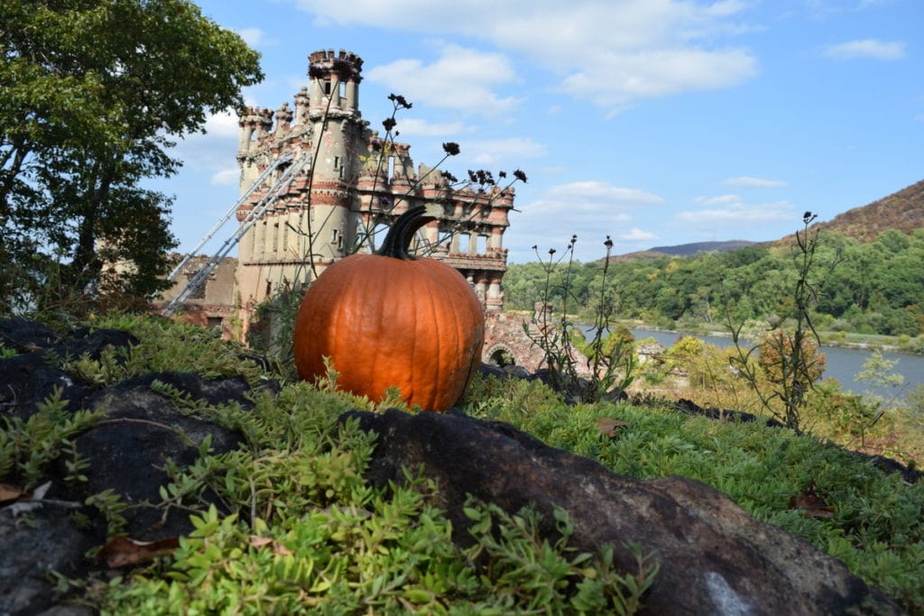 Bannerman Castle pumpkin